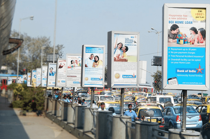 Pole Kiosk Display